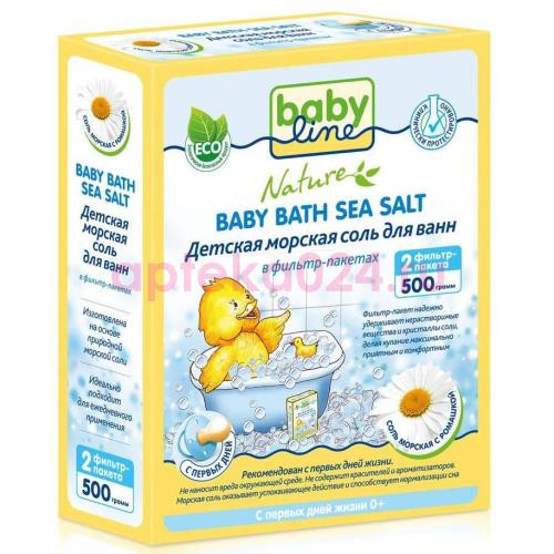 Бебилайн соль морская детск. ромашка 500мл. /арт.419782/ [babyline]