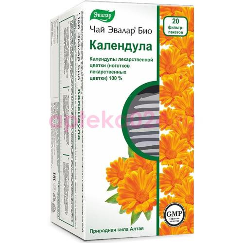 Эвалар био чай 1.5г №20 календула