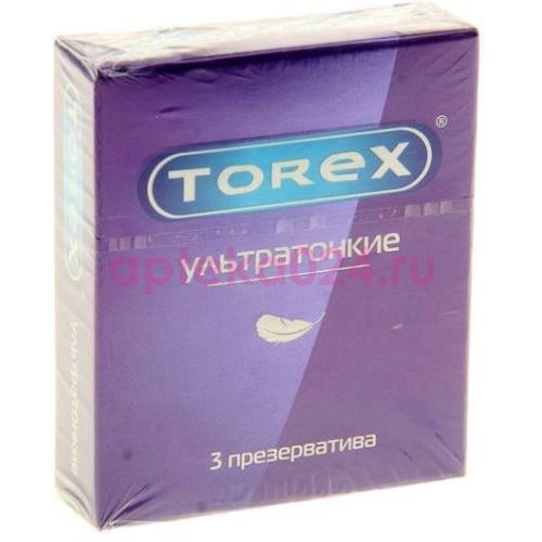 Торекс презервативы №3 ультратонкие