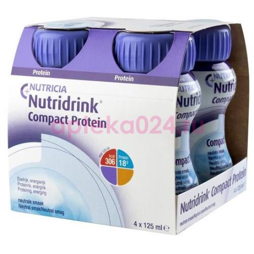 Нутридринк компакт протеин смесь для энтерального питания 125мл n4 нейтральный вкус