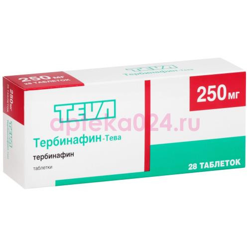 Тербинафин-тева таблетки 250мг №28