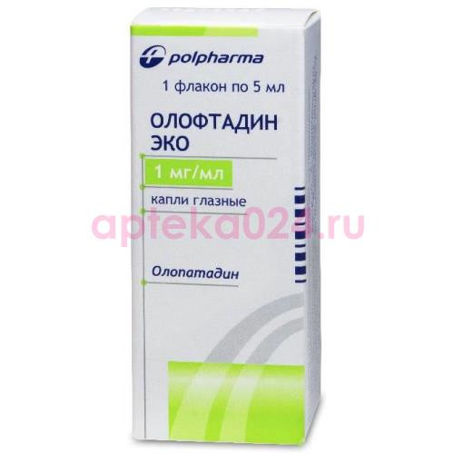 Олофтадин эко капли глазные 1мг/мл 5мл