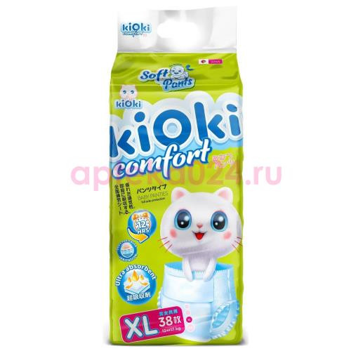 Киоки комфорт софт подгузники-трусики для детей №38 размер xl 12-17кг