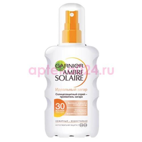 Гарньер амбр солер спрей солнцезащитный 200мл spf30