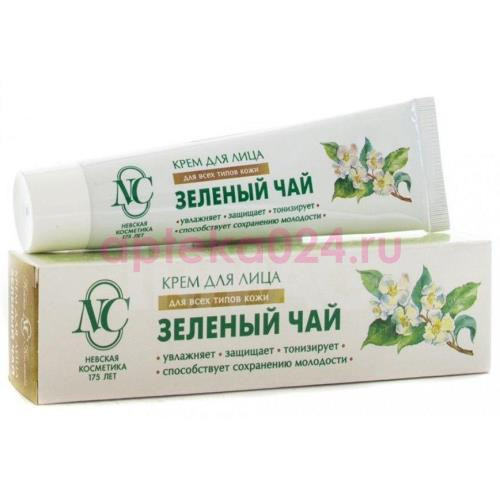 Невская косметика крем для лица 40мл зеленый чай д/всех типов кожи