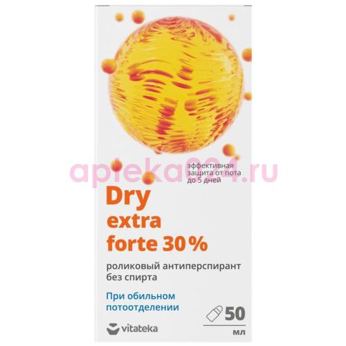 Витатека драй экстра форте антиперспирант роликовый 30% 50мл б/спирта